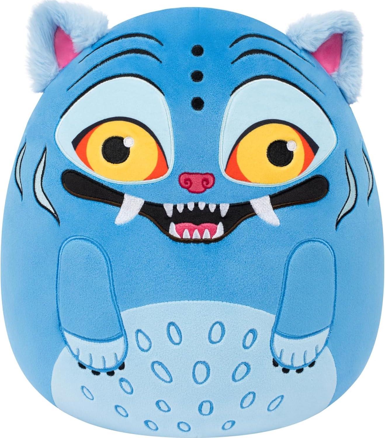 A 12-inch Squishmallows plush character styled after the KPop Demon Hunters Netflix property, shown in the brand's signature rounded, marshmallow-like form
